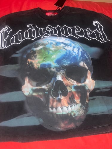 Customer photo review of Godspeed Sklobe Tee Black Wash