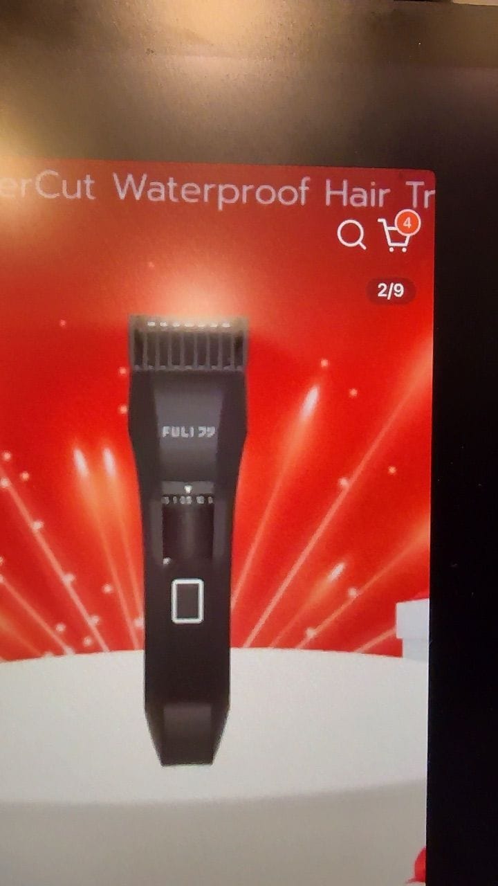 Customer photo review of [PRE] เครื่องตกแต่งขนไฟฟ้ากันน้ำ | MasterCut Waterproof Hair Trimmer