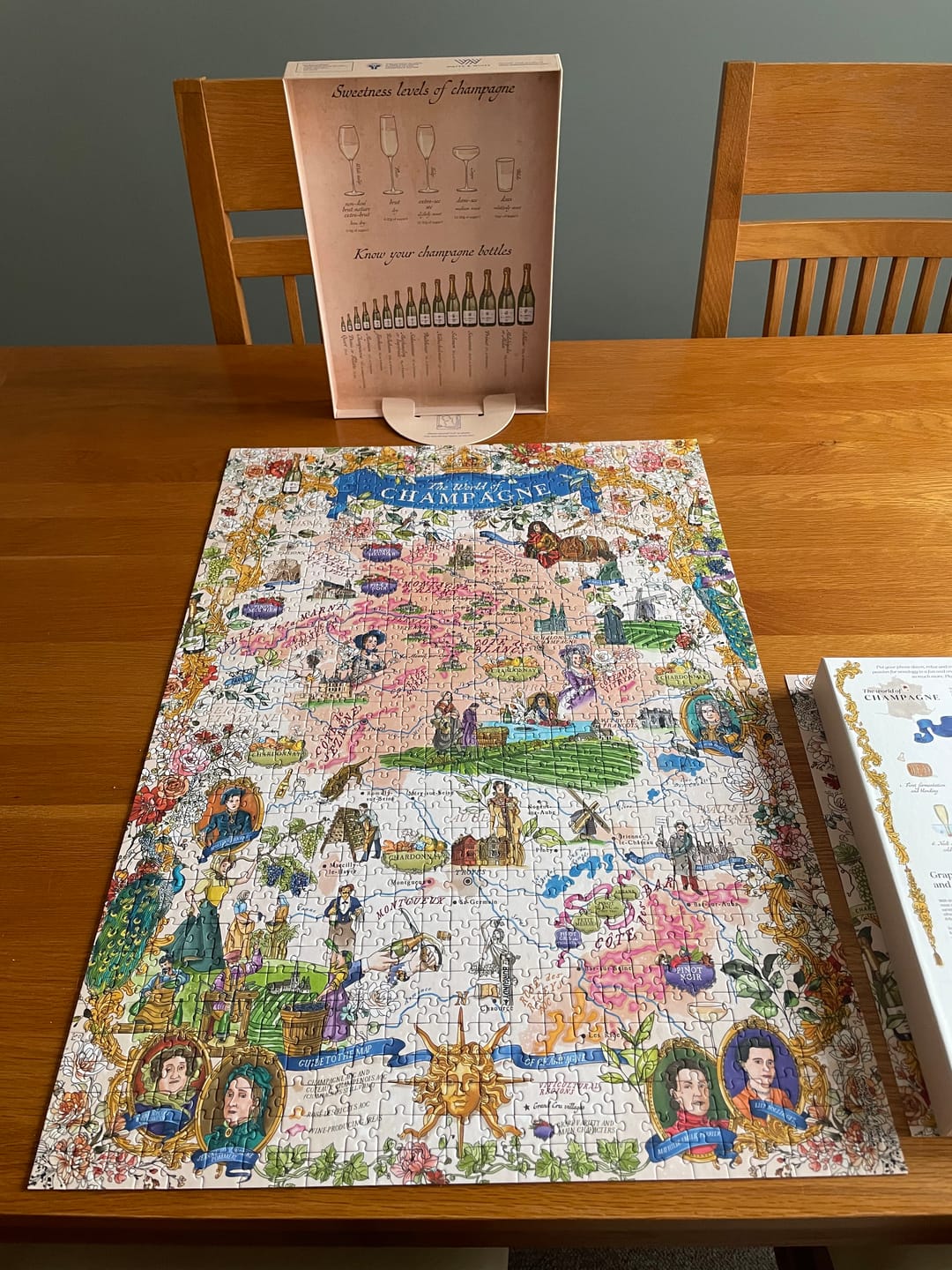 Customer photo review of Wine Puzzle - Champagne
