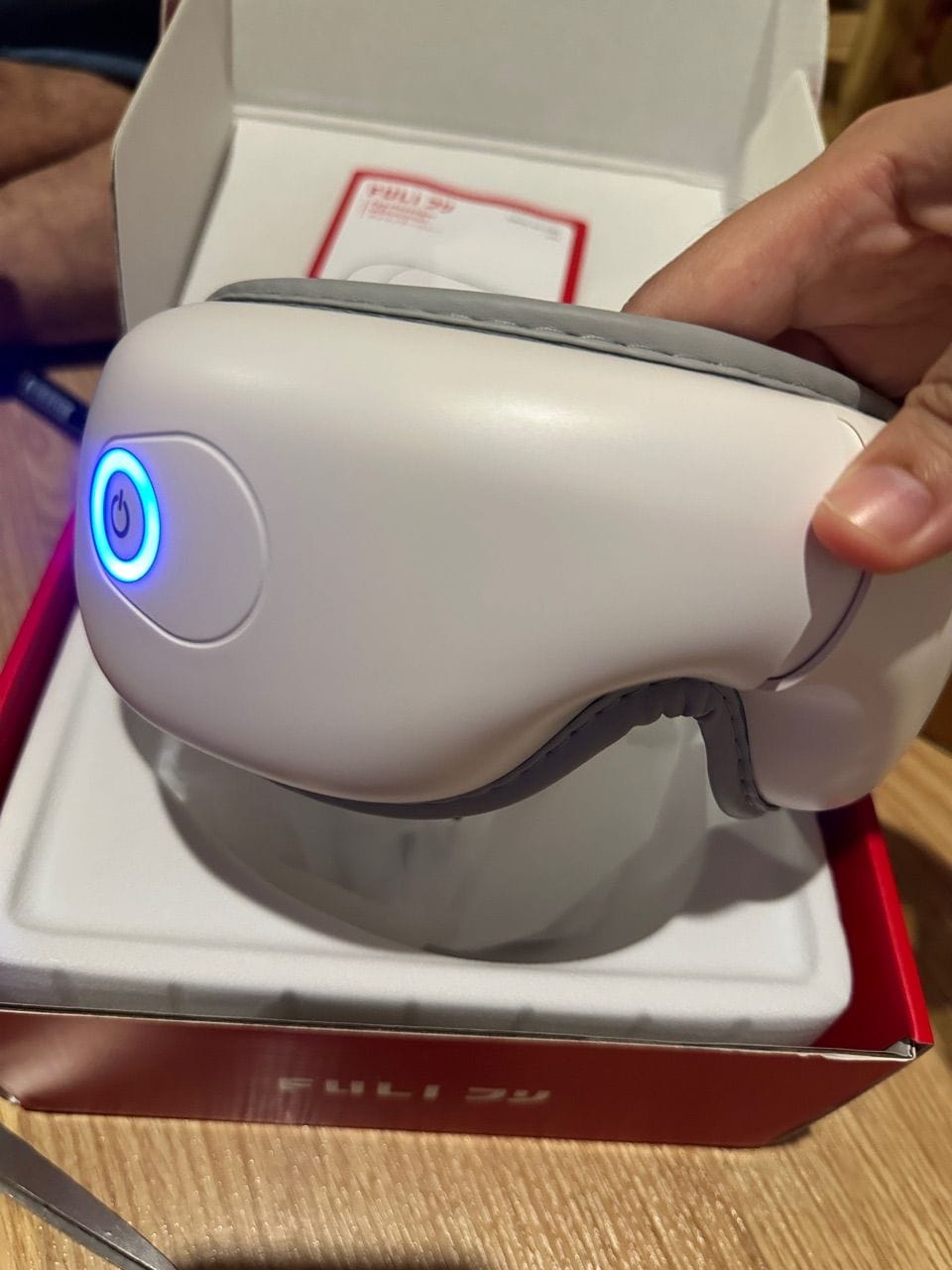 Customer photo review of เครื่องนวดตา รุ่น Lite | Eye Massager Lite