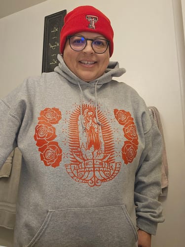 Customer photo review of Unisex Brujita Mode Baseball Tee