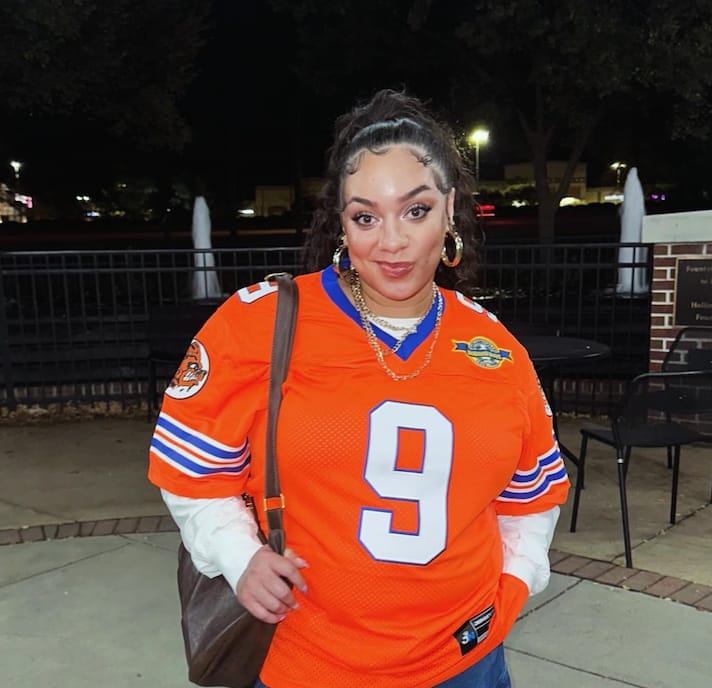 Customer photo review of Waterboy 'Bobby Boucher' Football Jersey
