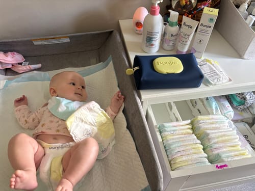 Customer photo review of Probiotic Eco Nappies Monthly Supply