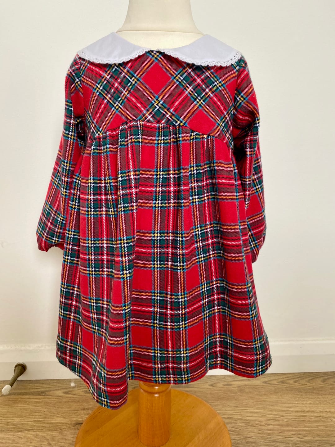 Customer photo review of Red Tartan Brushed Cotton Fabric