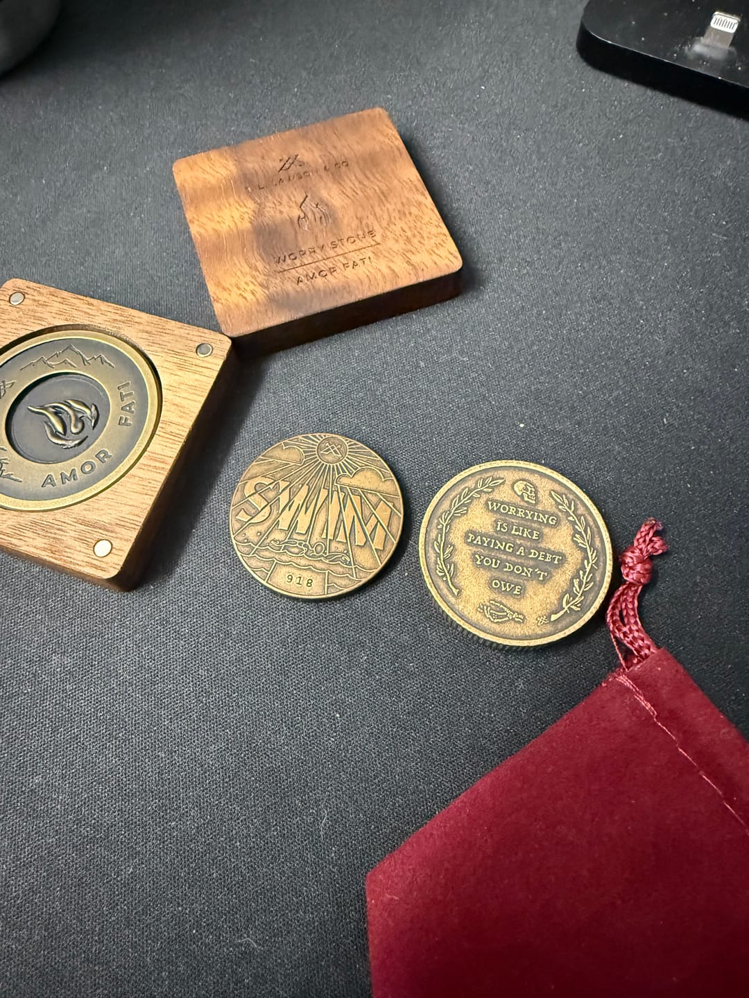 Customer photo review of O2 Worry Coin