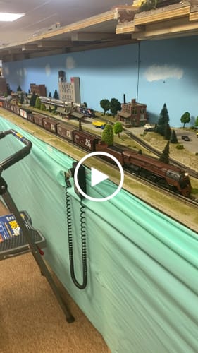 Customer video review of (Brass Hybrid) BLI 7809 PRR Q2 Duplex 4-4-6-4, #6195, Prototype Version, Tuscan Red 5-Stripe Fantasy Scheme, Paragon4 Sound/DC/DCC, Smoke, HO