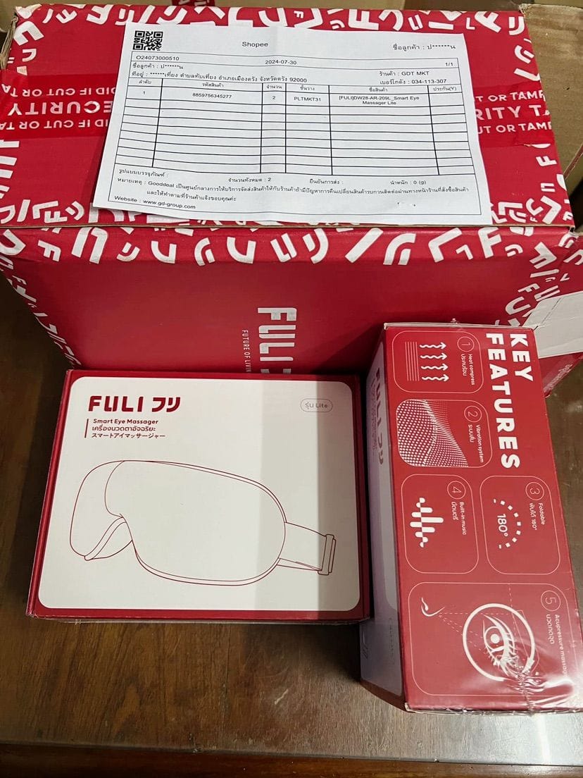 Customer photo review of เครื่องนวดตา รุ่น Lite | Eye Massager Lite