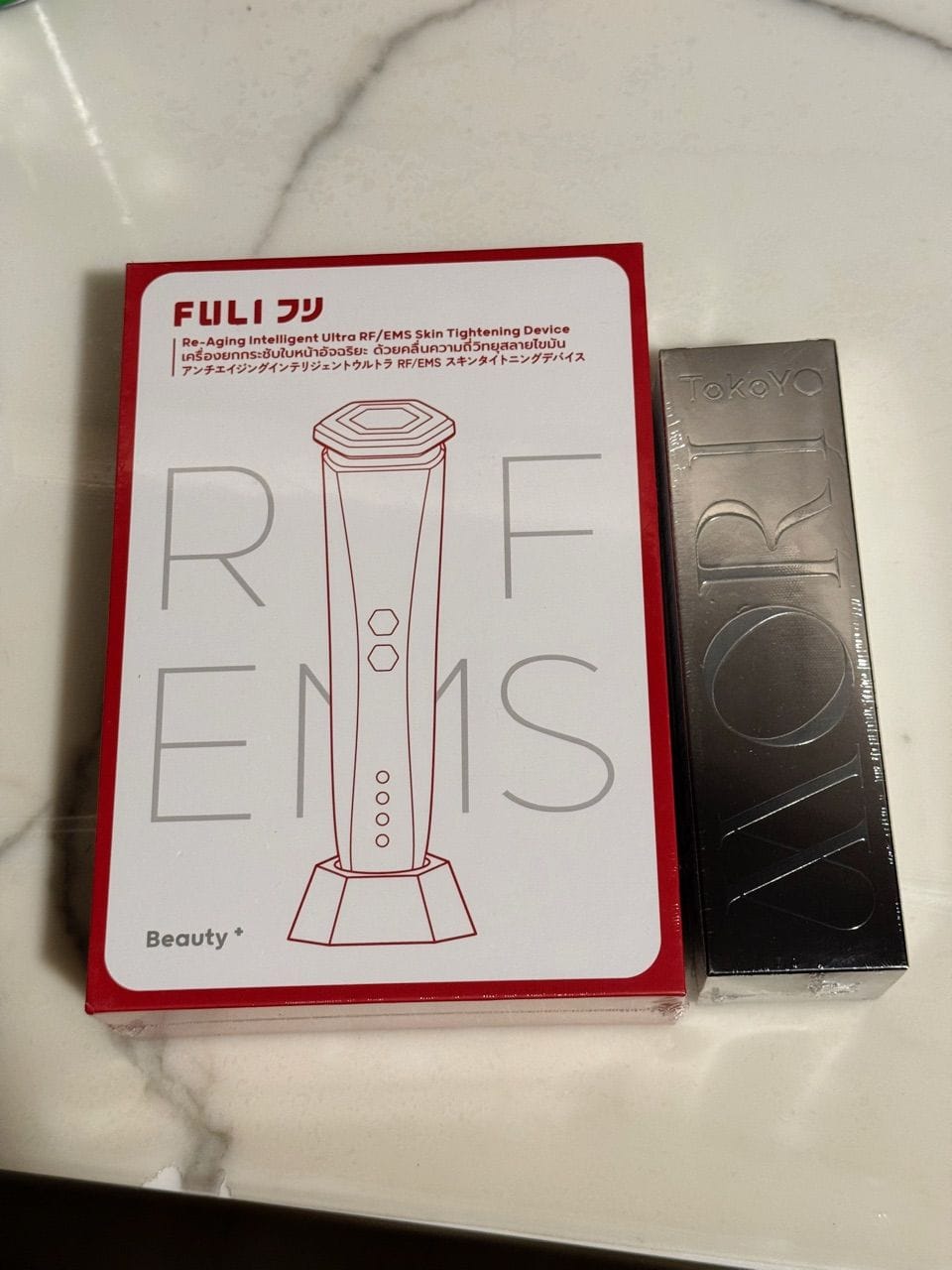 Customer photo review of Re-Aging เครื่องยกกระชับใบหน้า ด้วยคลื่นความถี่วิทยุสลายไขมัน Ultra RF/EMS | Re-Aging Ultra RF/EMS Skin Tightening Device