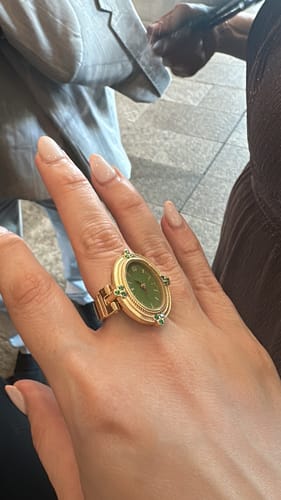 Customer photo review of Victorian Revival Watch Ring