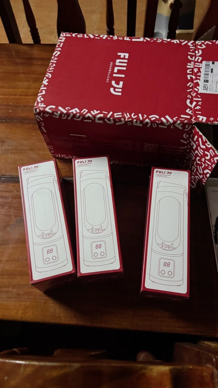 Customer photo review of [PRE] เครื่องปั่นแบบพกพา | Portable Blender Bottle