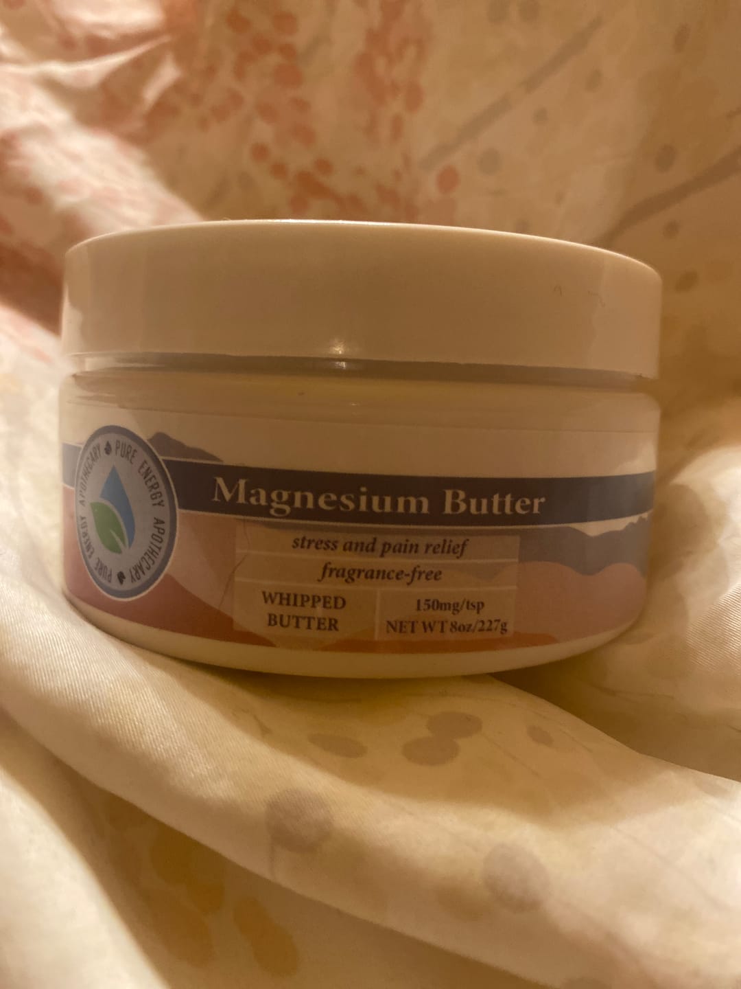 Customer photo review of Magnesium Whipped Butter 8oz (Pure & Natural, Unscented)