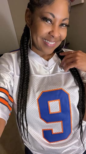 Customer photo review of Waterboy 'Bobby Boucher' Football Jersey