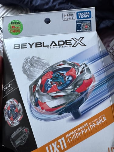 Customer photo review of [Pre-Order] Takara Tomy Beyblade X UX-11 Impact Drake 9-60LR Starter