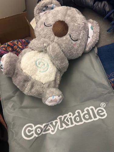 Customer photo review of CozyKiddle®: Il Koala Calmante dallo Stress, Ansia e Insomnia