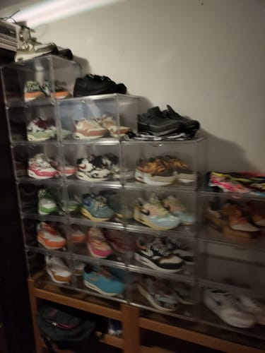 Fotorecensie van een klant over Acryle Sneakerbox Transparant