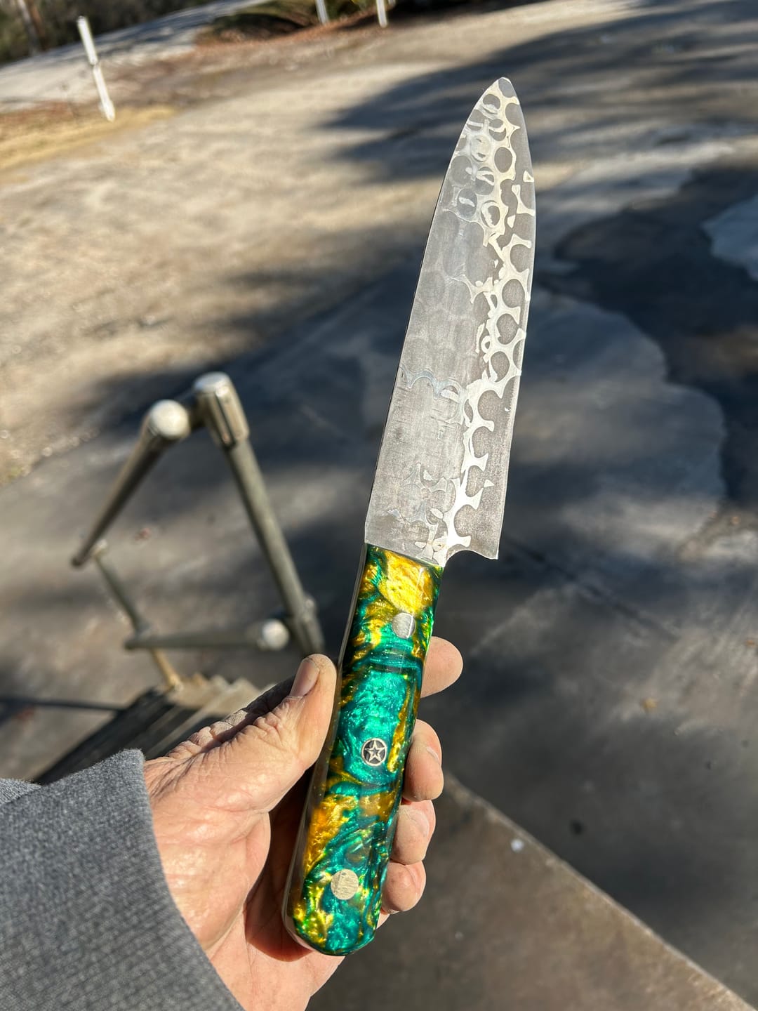 Customer photo review of 2" x 72" Sanding Belts for Stock Removal