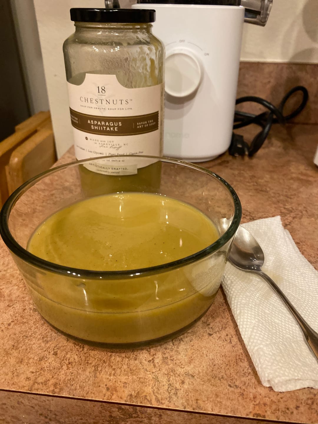 Customer photo review of Asparagus Shiitake Soup