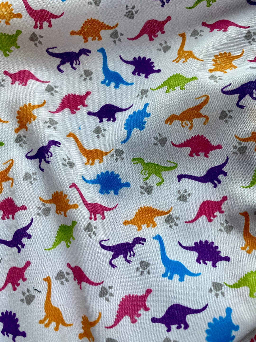 Customer photo review of Mini Dinosaurs Polycotton Fabric