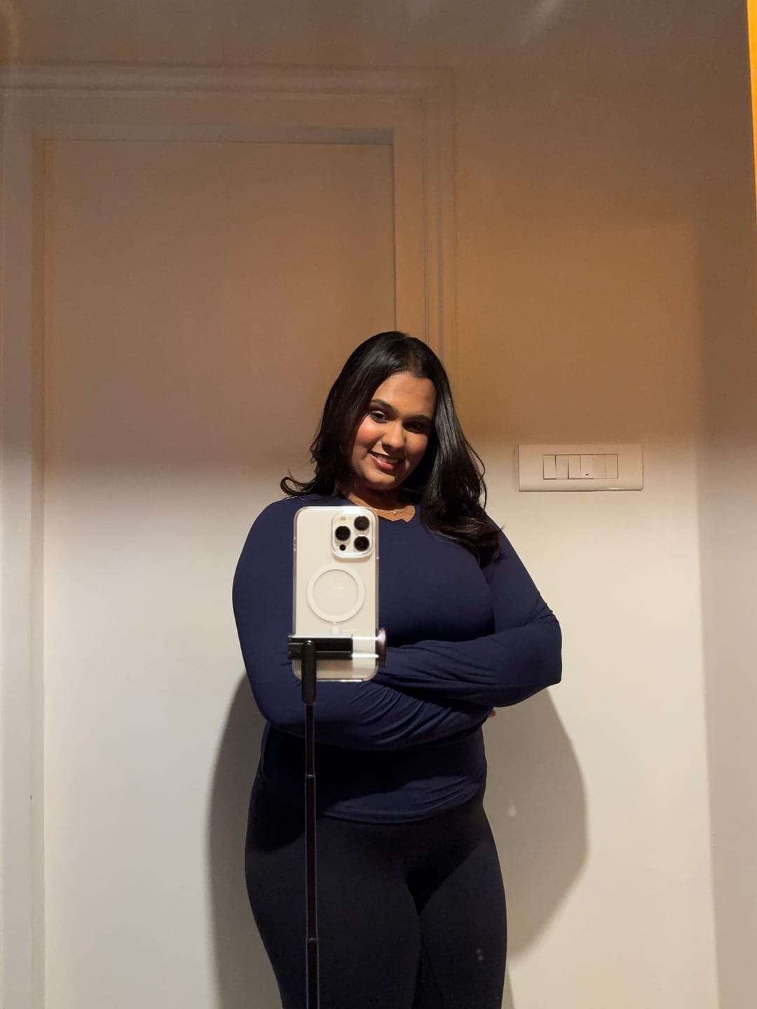 Customer photo review of W480 Winter Arc Long Sleeve tee