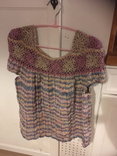 Customer photo review of YarnArt Linen Soft Colors