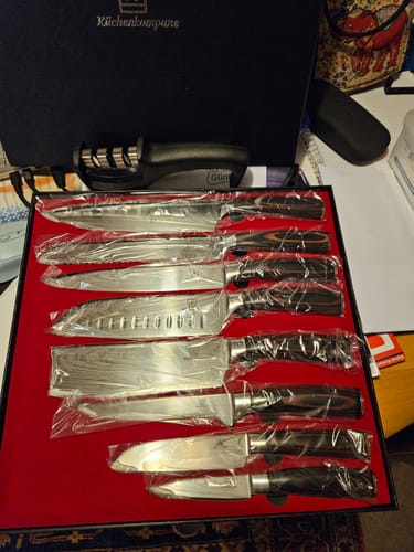 Customer photo review of Asiatisches Messerset 8-teilig + Gratis Kochkurs & e-Buch