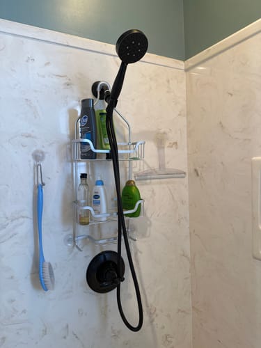 Customer photo review of 3-Spray Handheld Shower Head Set
