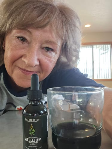 Customer photo review of BetterLungs® Mullein + Chlorophyll