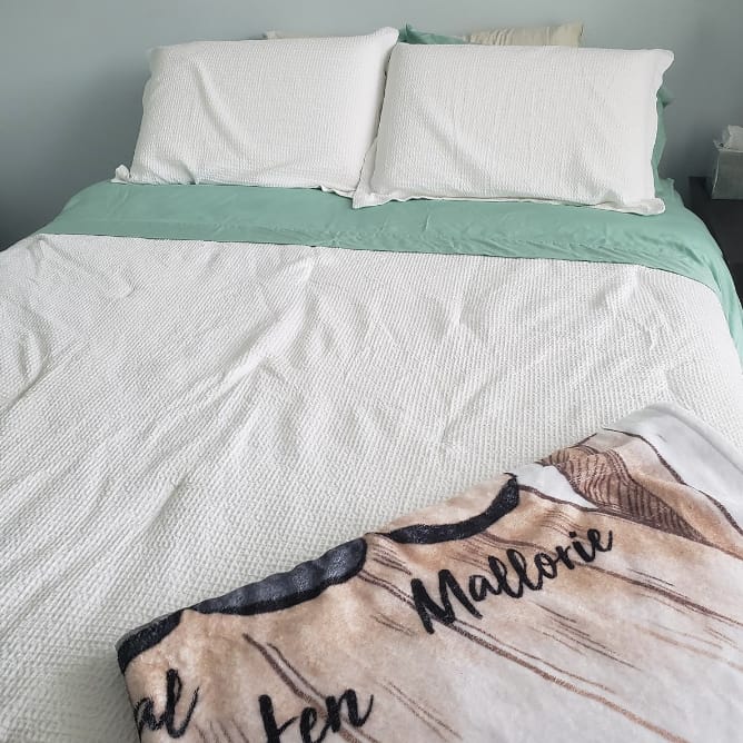 Customer photo review of 6-Piece Bamboo Sheet Set