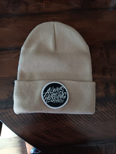 Customer photo review of ALWAYS HUSTLING BEANIE