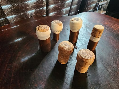 Customer photo review of Used Champagne Corks