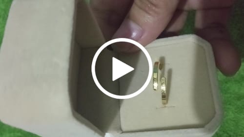 Customer video review of Printave™ Personalized 2 Layers Ring