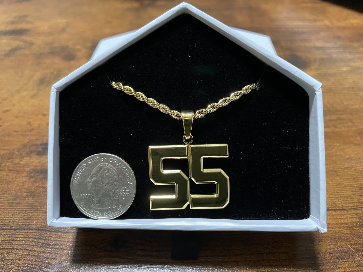 Customer photo review of Rope Chain - 18K Gold Plated