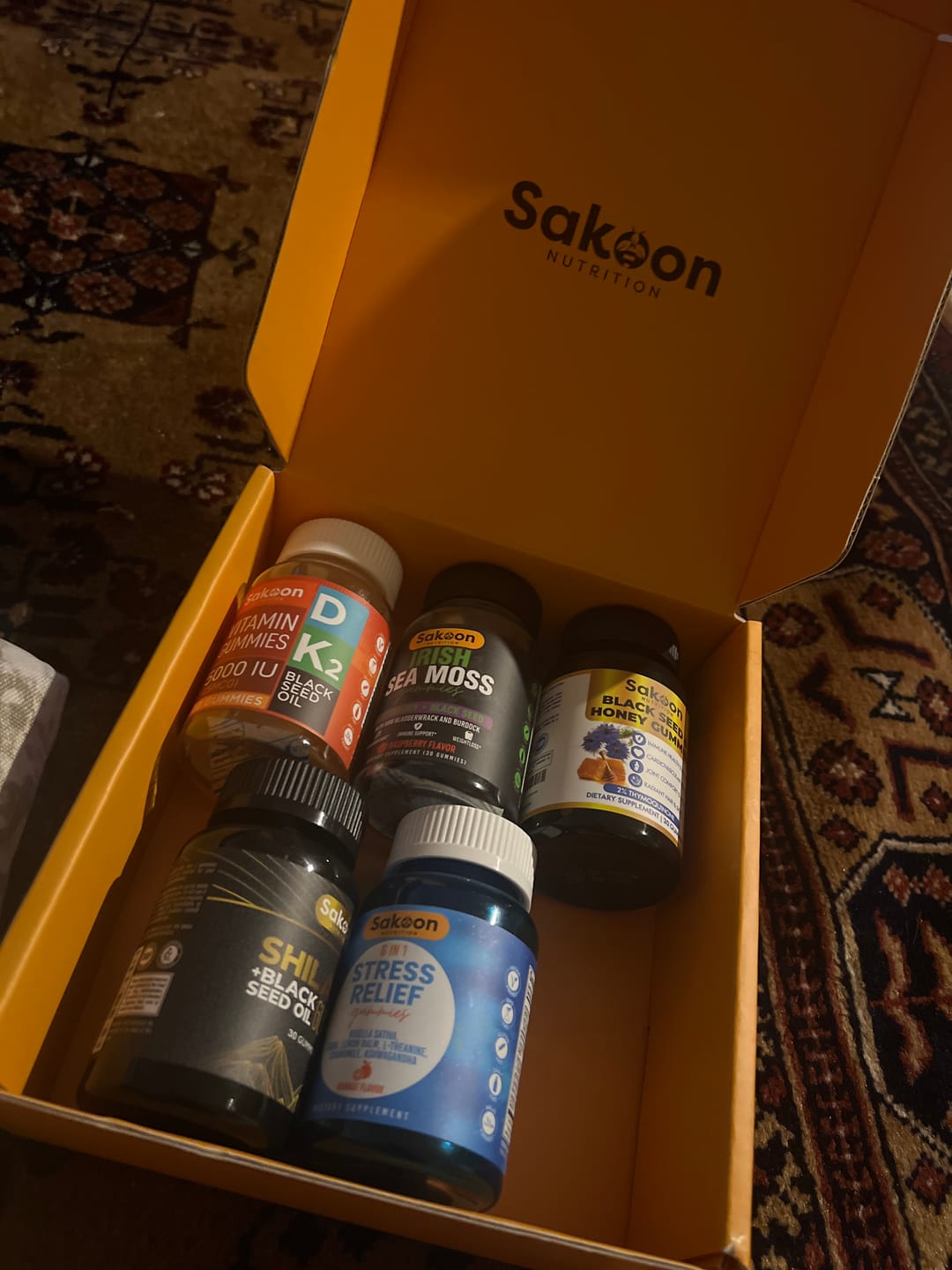 Customer photo review of Sakoon Gummies Bundle Gift Set