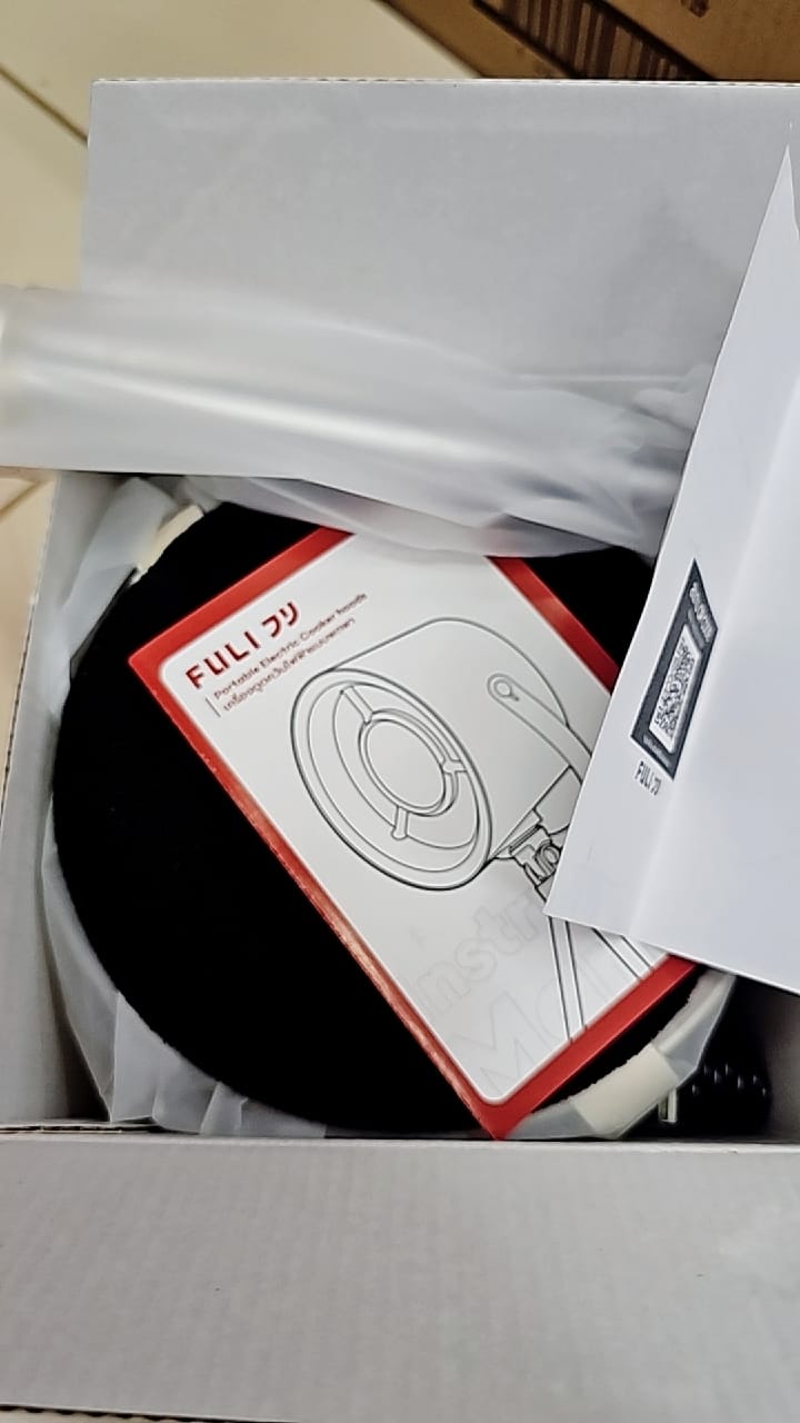 Customer photo review of เครื่องดูดควันไฟฟ้าแบบพกพา | Portable Electric Cooker hoods