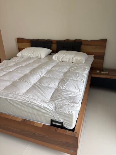 Customer photo review of 2X Monaco Bedside Tables  [Natura001-Table]