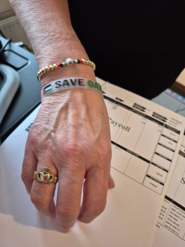 Customer photo review of Palestine Bracelet