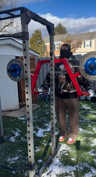 Customer photo review of Rack Mounted Lateral Raise