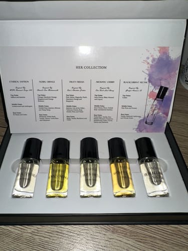 Customer photo review of Asēdos Perfume Oil Set - Her Collection