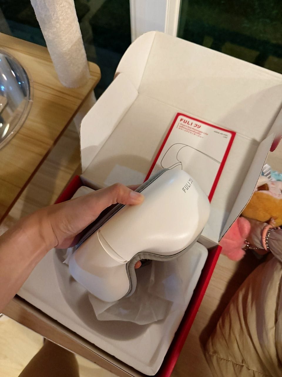 Customer photo review of เครื่องนวดตา รุ่น Lite | Eye Massager Lite