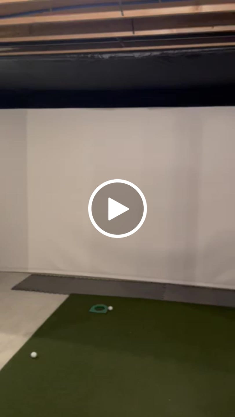 Customer video review of PerfectBay™ Golf Simulator Screen Enclosure