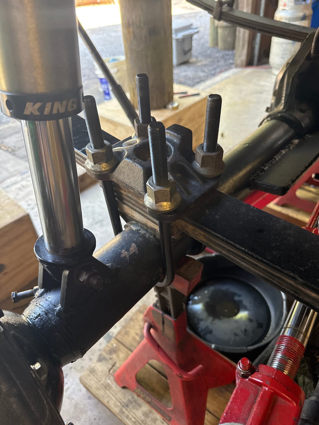 Customer photo review of 5/8 Inch Diameter U-Bolts - Round