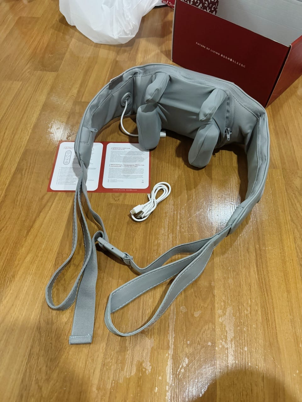 Customer photo review of เครื่องนวดคอ บ่า ไหล่ ไฟฟ้า | Neck and Shoulder Massager