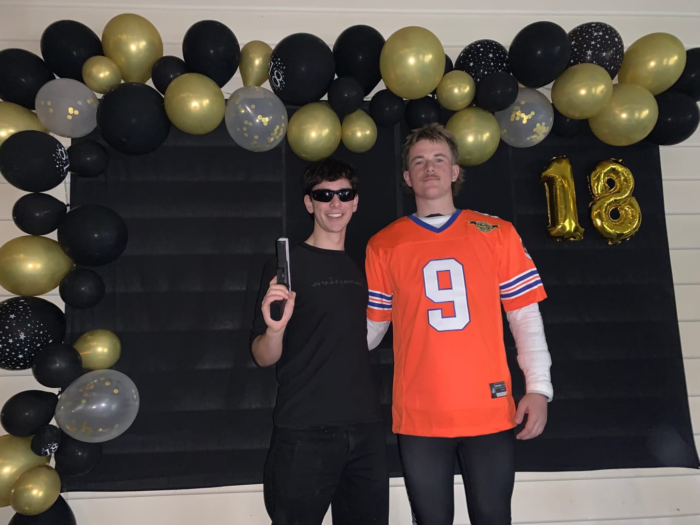 Customer photo review of Waterboy 'Bobby Boucher' Football Jersey