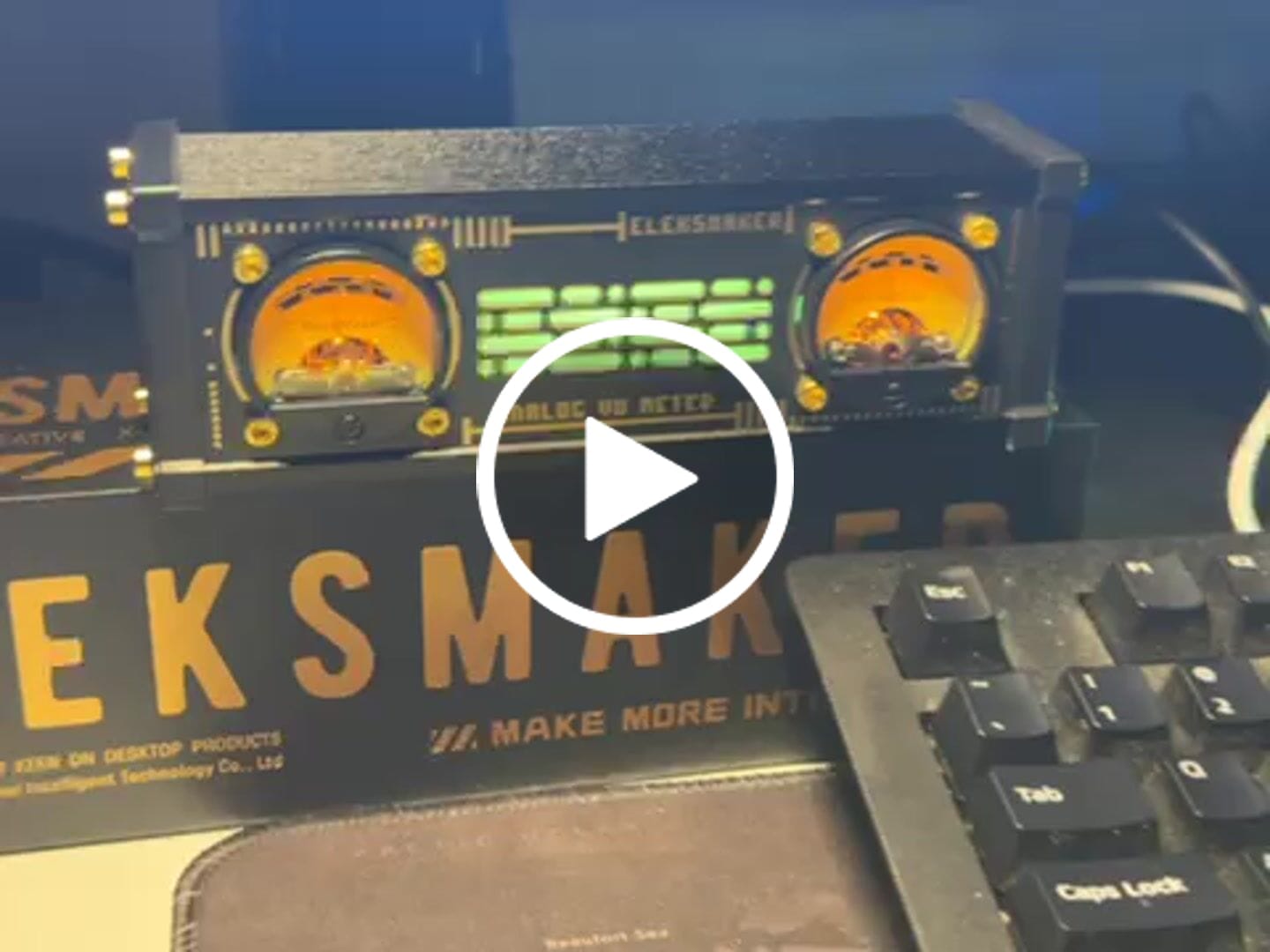 Customer video review of EleksVU2 VU level meter