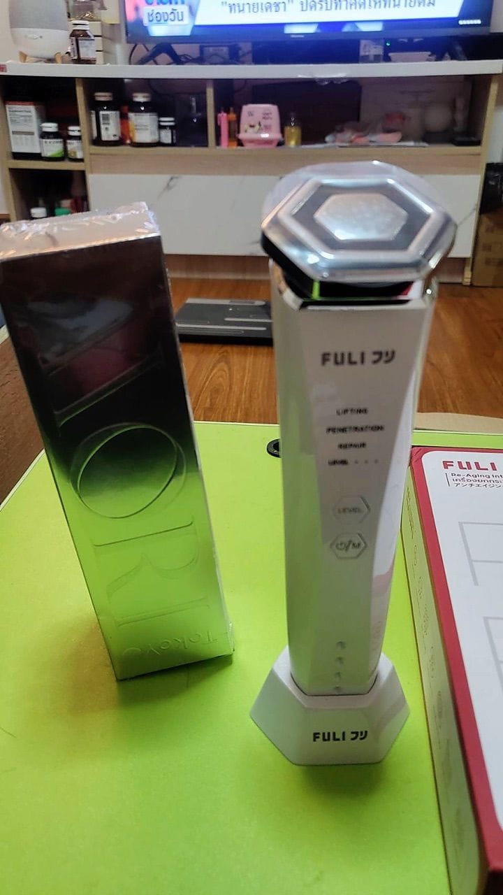 Customer photo review of Re-Aging เครื่องยกกระชับใบหน้า ด้วยคลื่นความถี่วิทยุสลายไขมัน Ultra RF/EMS | Re-Aging Ultra RF/EMS Skin Tightening Device
