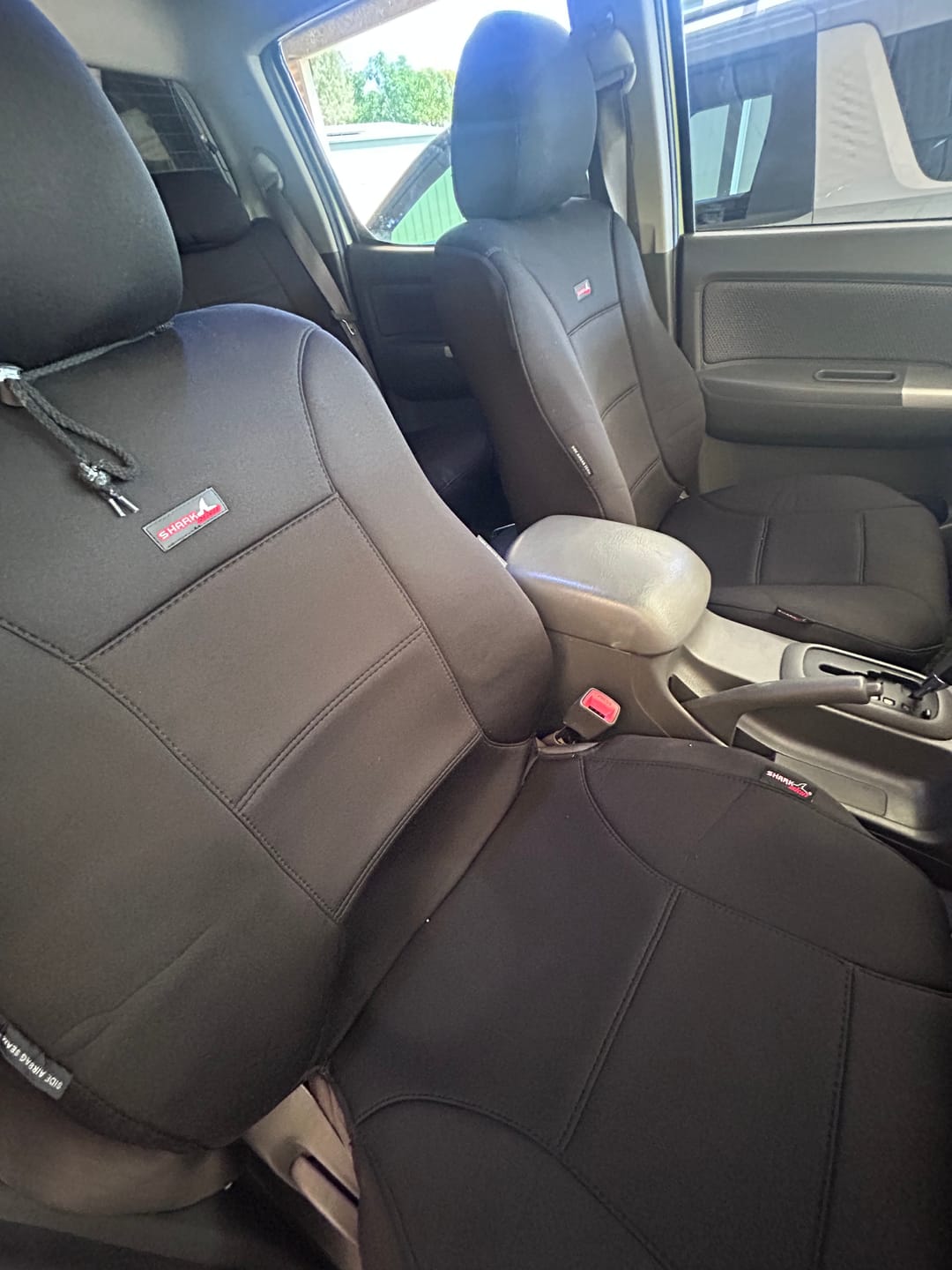 Customer photo review of Sharkskin Seat Covers for Toyota Hilux Dual Cab (03/2005-06/2015)