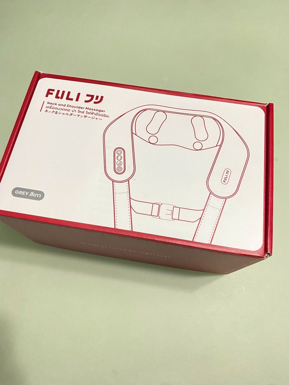 Customer photo review of เครื่องนวดคอ บ่า ไหล่ ไฟฟ้า | Neck and Shoulder Massager