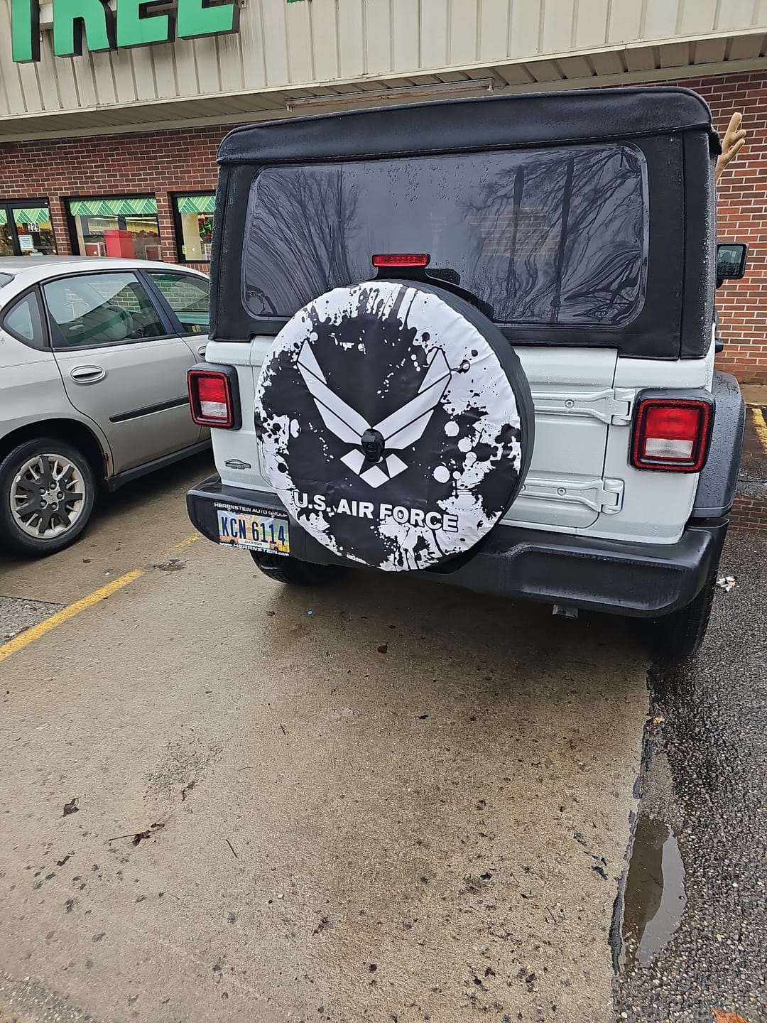 Customer photo review of US Air Force Spare Tire Covers Custom Car Accessories