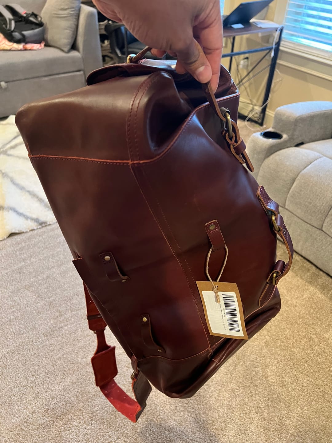 Customer photo review of military duffel