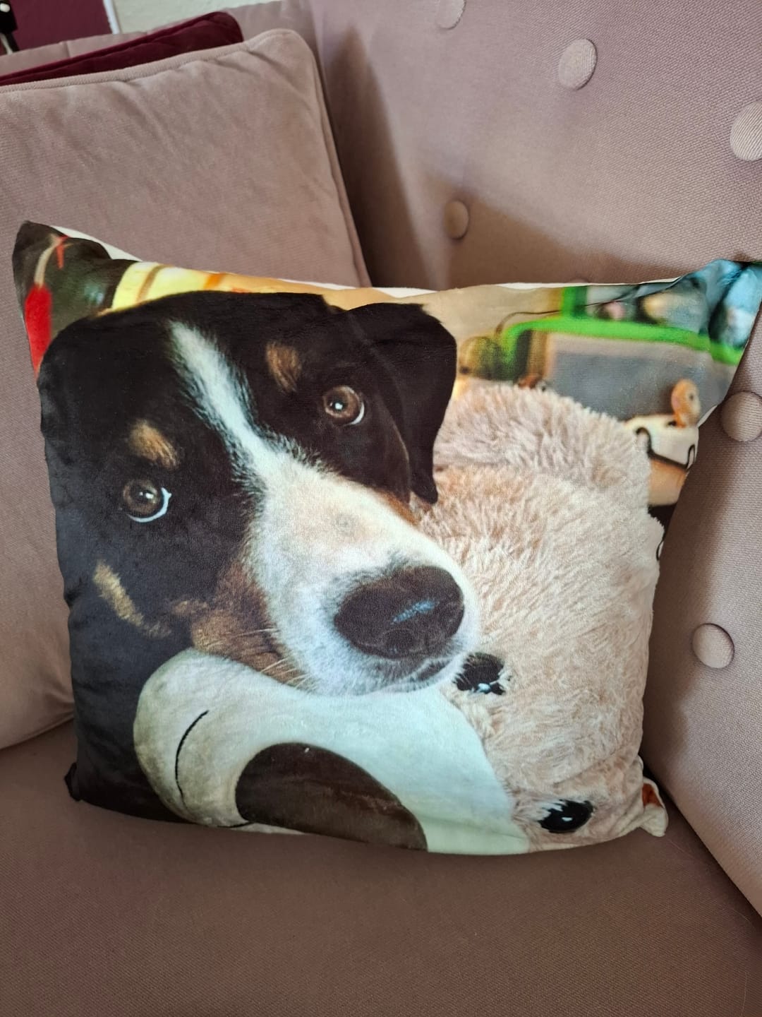 Customer photo review of Fotokissen - Individuelles Kissen